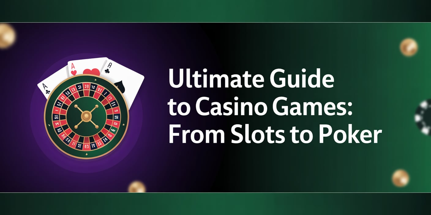 Ultimate Guide to Casino Games: From Slots to Poker